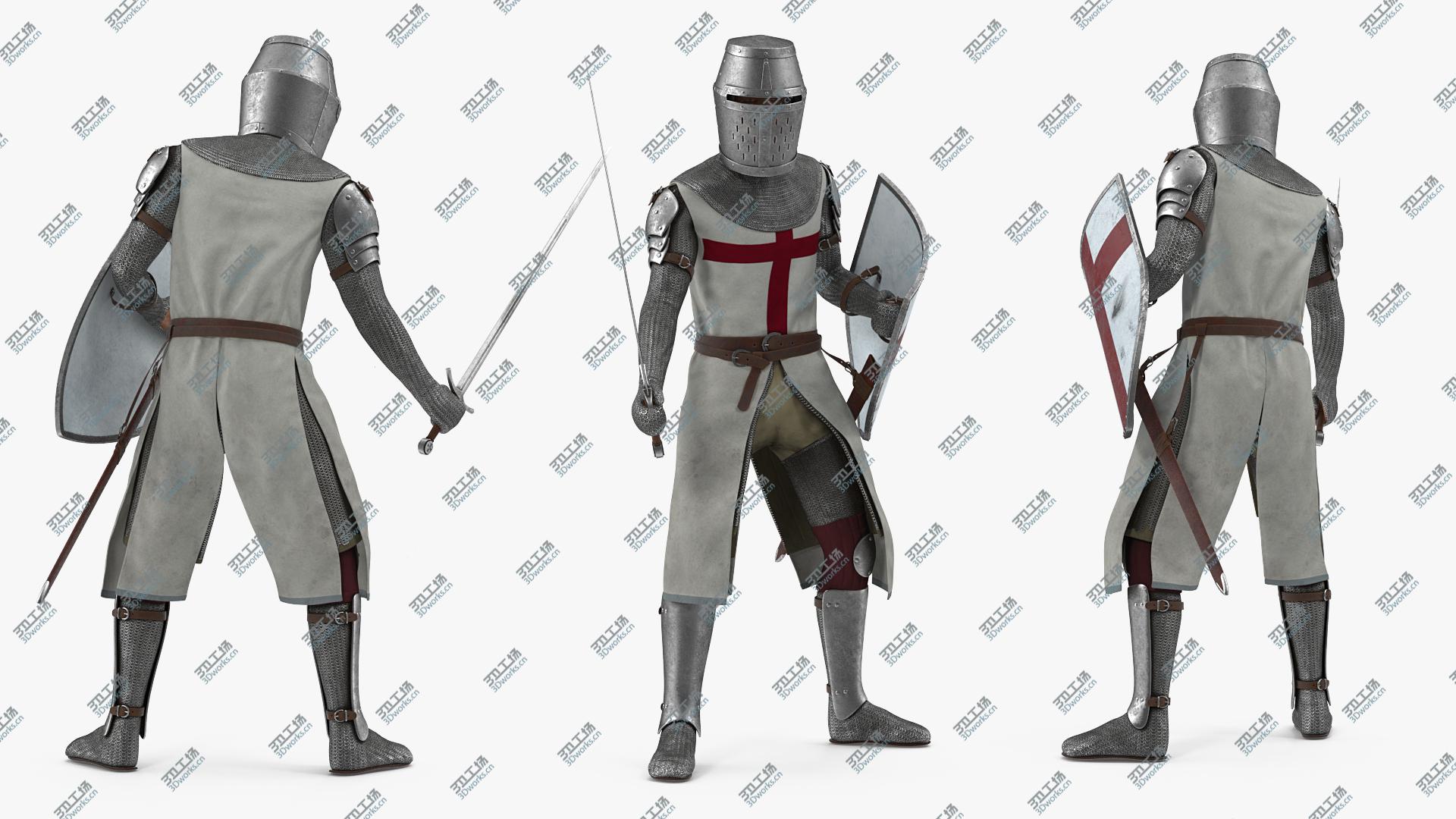 images/goods_img/202104092/Crusader Knight Templar Attack Pose 3D/5.jpg